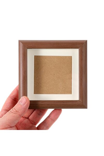 Generic Brand 2PCS 4x4 Shadow Box Picture Frame, Wooden Picture Frames Made o...