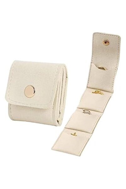 Generic Brand Mini Travel Jewelry Bag, Mini Travel Jewelry Roll Bag with Buck...