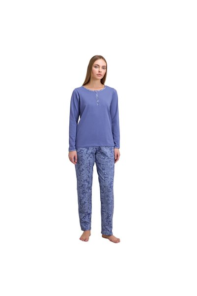 Anıl 11566 Kadın Uzun Kol Kışlık Pijama Takım