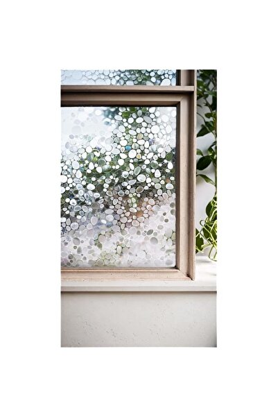Generic Brand Sweet seven Decorative Window Privacy Film - 3D Static Cling, N...
