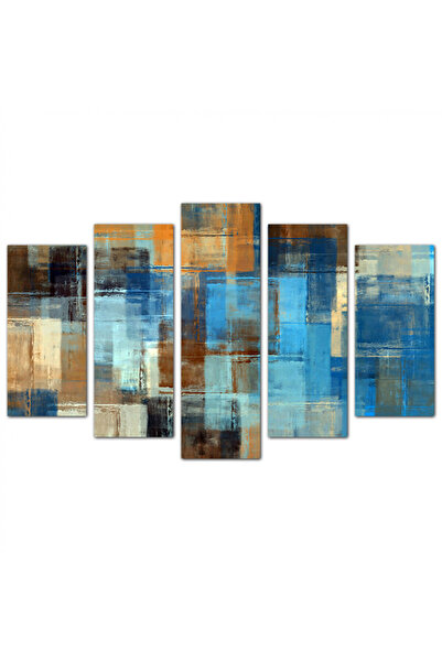 Generic Wall panel - abstract art - 1539 - divided into five graduated pieces - 1