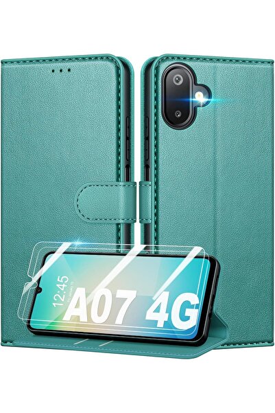 Rivor Samsung Galaxy A07 Uyumlu Kılıf Kamera Korumalı Kapaklı Kartlıklı Cüzda...
