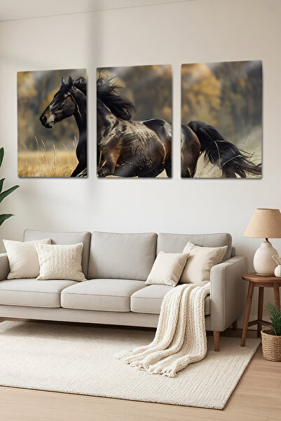 DekorHane Imprimare pe metal - Set de pictură din 3 piese, decor modern de pe...