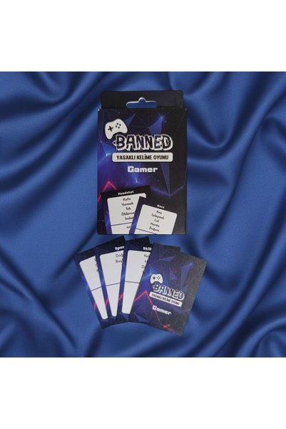 Tanem Mall Banned Forbidden Word Game Gamer – Fun Game with 45 Cards Themed Strategic Party Game