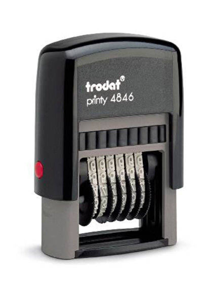 Trodat 4846 رقميّة الترقيم 4 مم 6 أرقام، لون أزرق