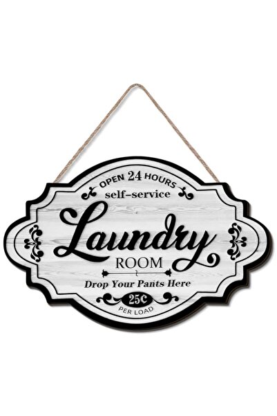 Generic Jetec Vintage Wood Laundry Room Decor Laundry Room Wall Sign Farmhous...