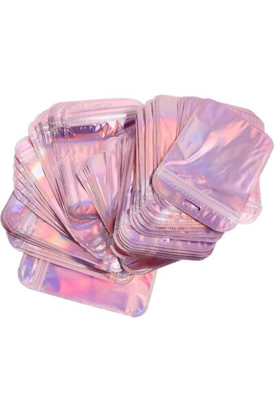 Generic NimbusNote 100 Pcs Jewelry Packaging Bags, Translucent PVC Jewelry Ba...