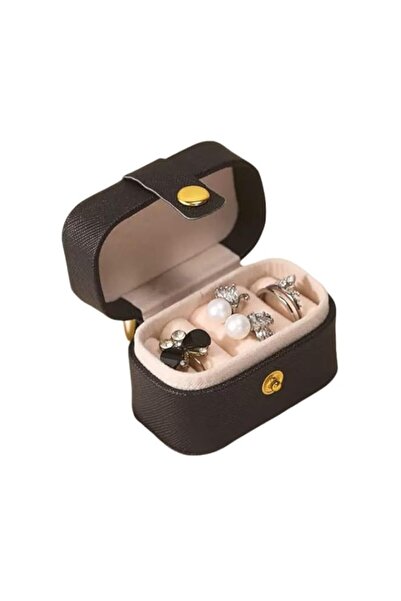 Generic Brand Small Jewelry Ring Box Mini Travel Jewelry Case Portable Ring S...