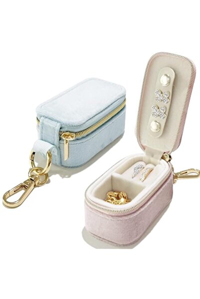 Generic Brand Jewelry Organizer Case, Portable Jewelry Case with Keychain, Tr...