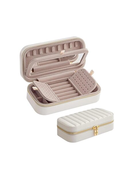 Generic Brand Travel Jewelry Case, Azonee Small Jewelry Organizer with Mirror...