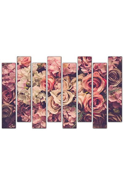 Generic Wall panel - Flowers - 1573 - Divided into eight pieces