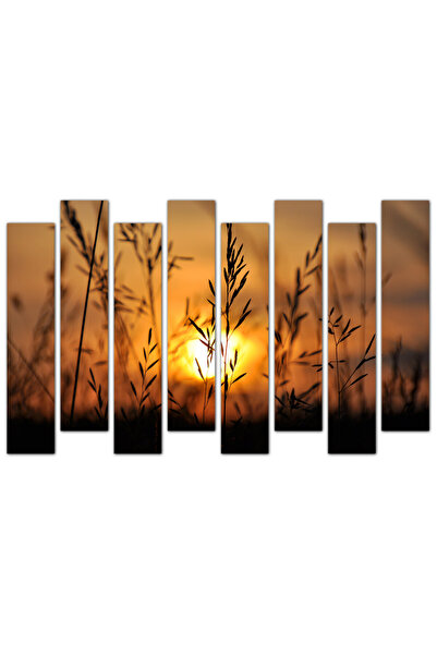 Generic Wall panel - Sunset - 1510 - divided into eight pieces -