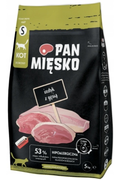 Other Hrană uscată pentru pisici PAN MEAT TURKEY AND GOOSE crispy S 5 kg