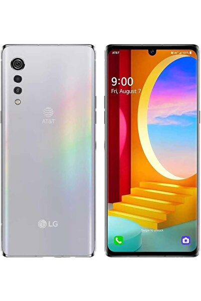 LG Velvet 5G 128GB + 6GB RAM LMG900UM P-OLED Display Smartphone - Aurora Silver