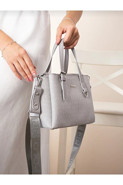 Just Polo Set of 2 Women's 4-Compartment Shoulder and Handbag Wallet Combination