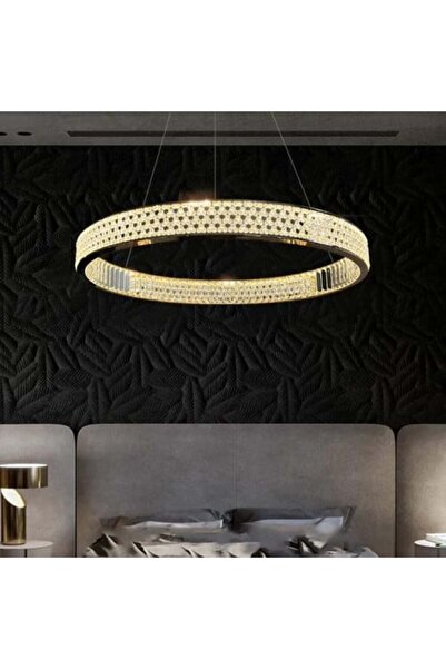 Kanz Modern gold steel chandelier, diameter 80 cm