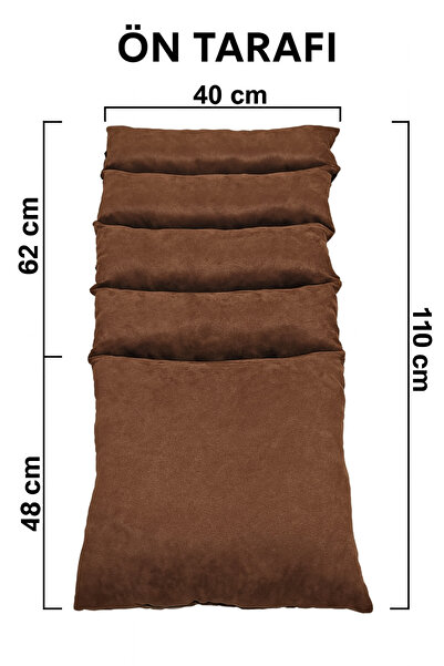 Ruxwoiw Orthopedic Sitting and Backrest Cushion – Brown |   Washable, Comfortable and Ergonomic Design