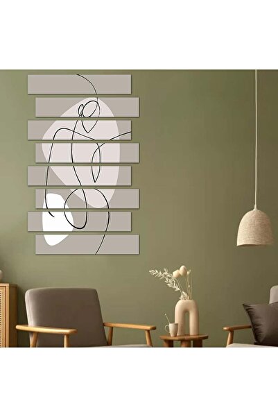 Generic Modern Abstract Art Wall Panel - 24090 - Divided into eight pieces
