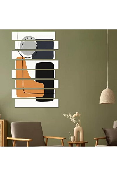Generic Modern Abstract Art Wall Panel - 24088 - Divided into eight pieces