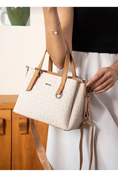 Just Polo JUSTPOLO ORİJİNAL KADIN 4 BÖLMELİ EL VE OMUZ ÇANTASI