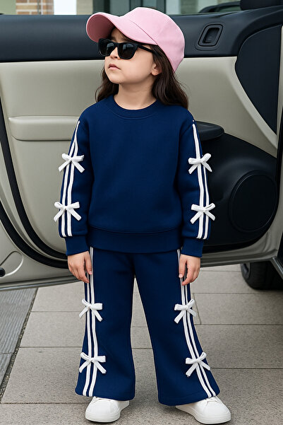 KOKOŞ BEBEK Bow Detail Girl's Set