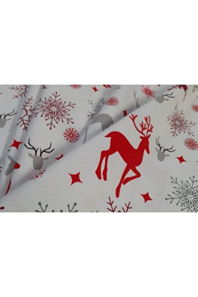 Kotonia Home Napron Winter 22 - 45x180 cm, 100% cotton, Christmas reindeer