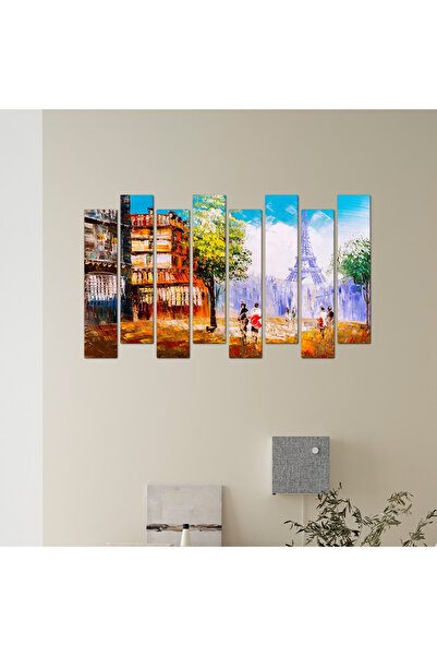 Generic Wall panel - Old Paris - 680 - Divided into eight pieces