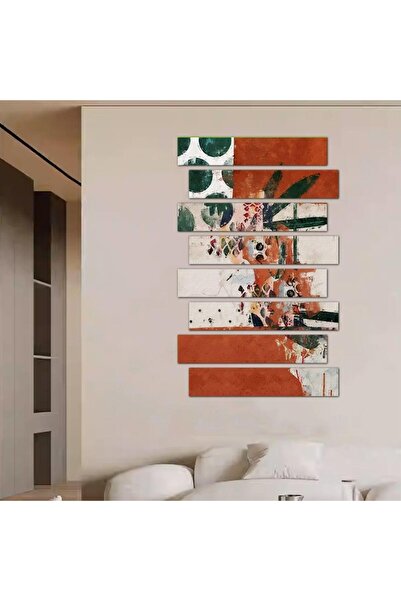 Generic Modern Abstract Art Wall Panel - 24028 - Divided into eight pieces