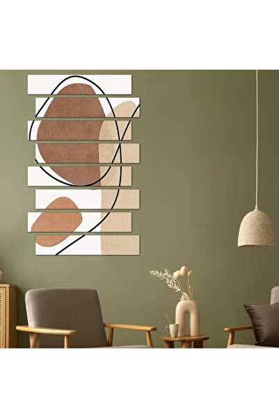 Generic Modern Abstract Art Wall Panel - 24093 - Divided into eight pieces