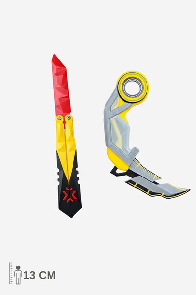 FigürDizayn Valorant Hareketli Şampiyon Champions Kelebek ve Sarı Rgx Karambi