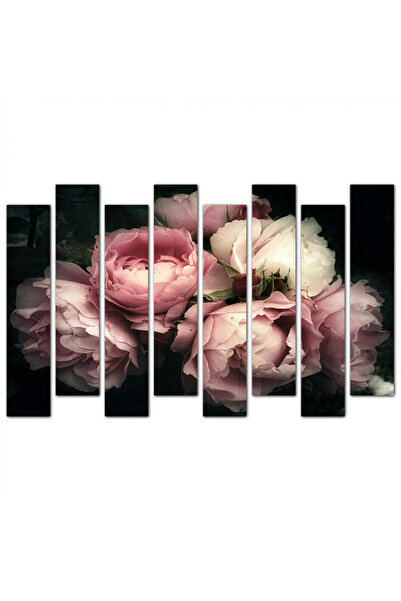 Generic Wall panel - Flowers - M1555 - Divided into eight pieces