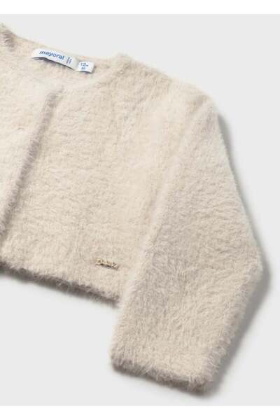 MAYORAL سترة أطفال منفوشة - بيج