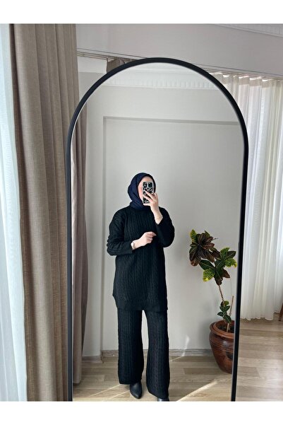 GLOW BUTİK طقم تريكو أتكيلي مكون من 3 قطع