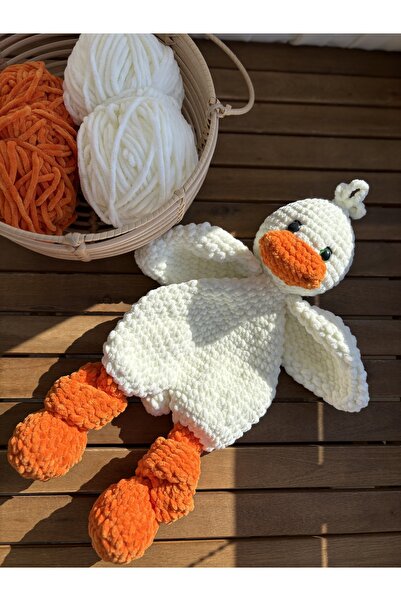 AMO El Örgüsü Amigurumi Ördek Uyku Arkadaşı