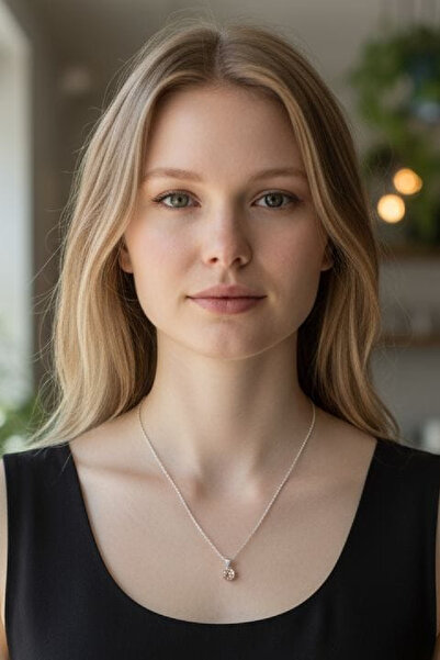 ZETCONCEPT Zet Style Amber Ruh – Zamana Direnen Işık - Gümüş Zirkon Taşlı Kolye