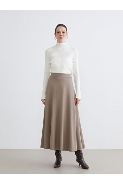LC Waikiki Quality Pieces from Çelebi Store: A-Line Flared Skirt with Waist Cord
