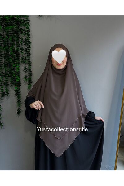 Yüsra Collection Tesettür Sufle Şifon Uzun Boy