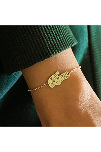 Reory Accessory Bursaspor Timsah Taraftar Bilekliği - Gold , Teksas Taraftar Bilekliği, Bursaspor Hediye