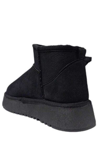 NiLi KIZ ÇOCUK İÇİN KIŞLIK YAN ÇIRT KAPAMALI KALIN TABAN İÇİ KÜRK MİNİ BOT