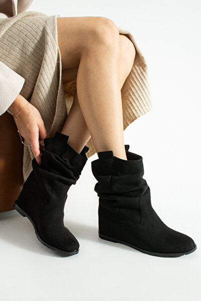 CICIKIZ Μπότες με κρυφό τακούνι με φυσούνα