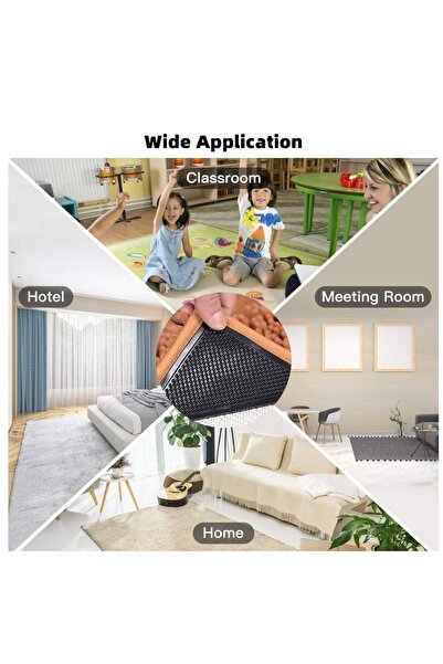 LUXER Set of 4 Anti-Slip Tapes for Fixing Carpet Corners, Triangle Shape, Anti-Slip