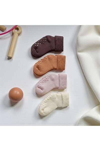 Generic Brand Baby and Children's Towel Anti-Slip Socks Set