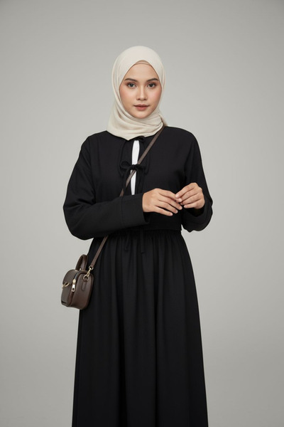 ENDAMIM Front-Tied Skirt Suit Cotton Lycra Soft Seasonal Fabric