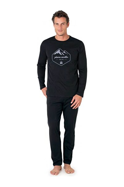 Pierre Cardin Ανδρικό κοστούμι πιτζάμα με μακρυμάνικο λαιμόκοψη 6097