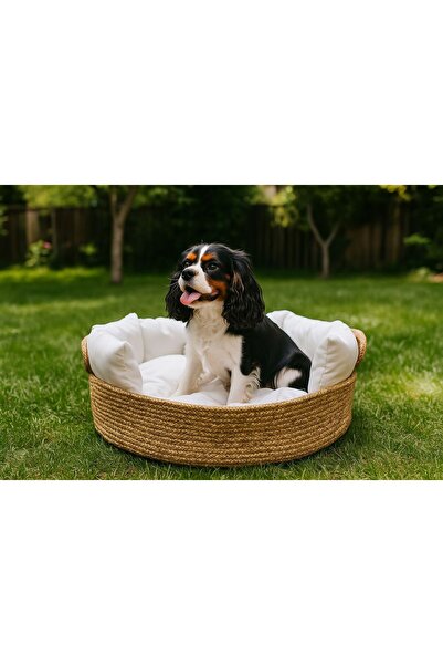 Hediyeninellitonu سرير للكلاب والقطط كبير الحجم مصنوع يدويًا