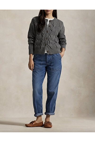 Polo Ralph Lauren Cable-Knit Wool-Cashmere Cardigan