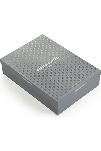 Pierre Cardin Striped Robdöşambr Combed Cotton Pajama Set 3-Piece Dowry Set 5630