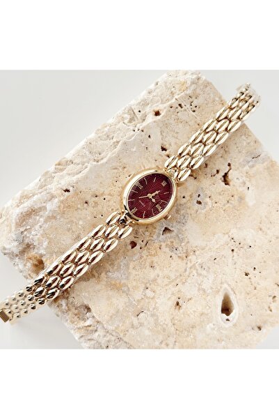 Vesce Atelier Turias Bordo Gold Watch