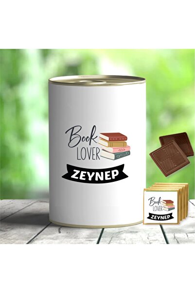 E-Hediyeci Kişiye Özel İsimli Kitap Temalı Çikolata Hediye Kutusu - Hediyelik...