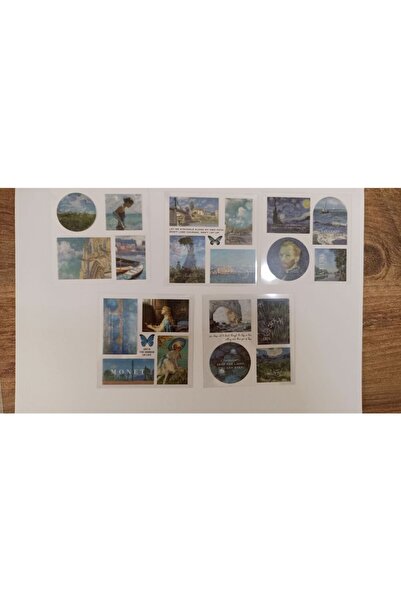 İthal Μπλοκ αυτοκόλλητων PET με παγκοσμίως διάσημα πίνακας ζωγραφικής W2-20